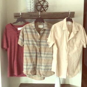 Bundled 3 Men’s shirts short sleeve